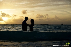 Maledivy svatba - romantika