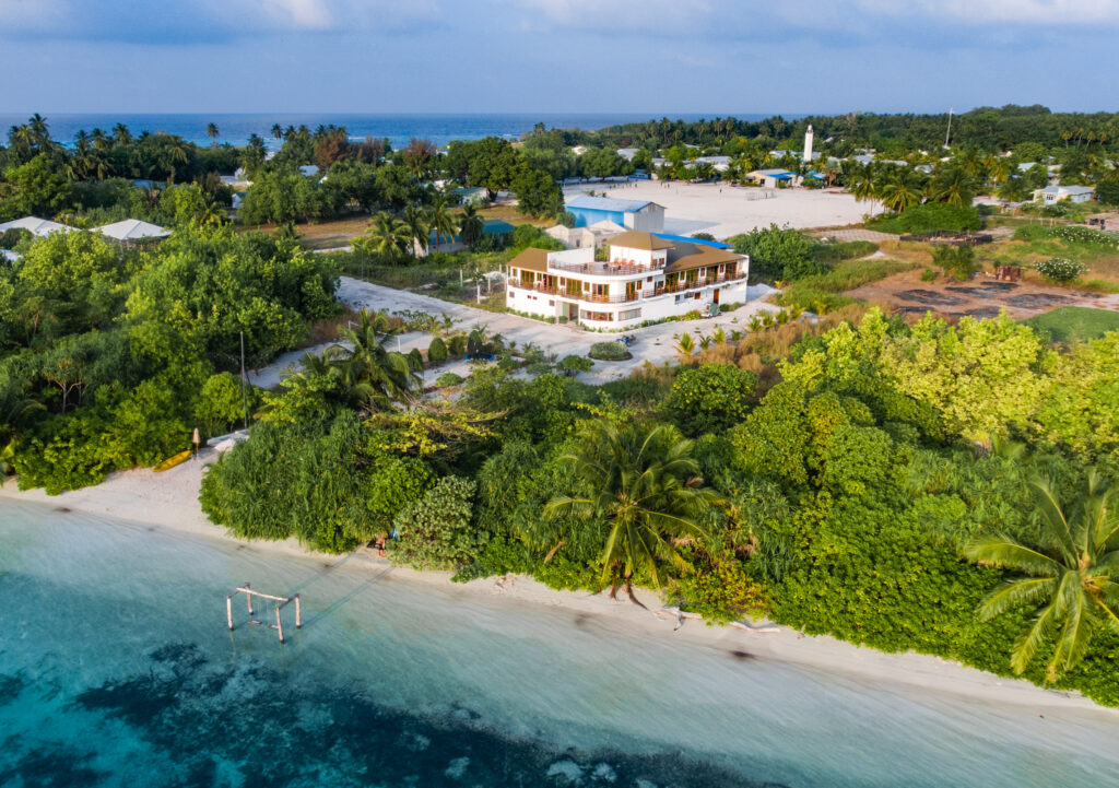 hotel na ostrově Goidhoo Maledivy