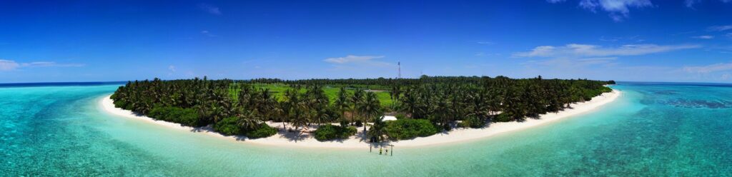 ostrov Thoddoo Maledivy